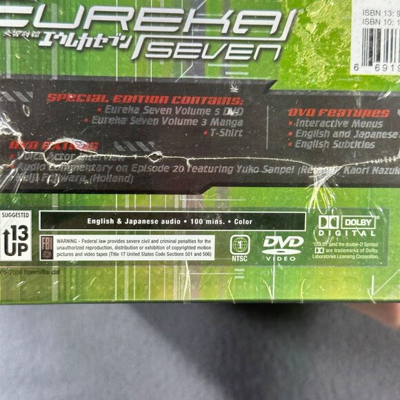 Eureka Seven Special Edition Set Vol 5 DVD Volume 3 Manga And T-Shirt New - Picture 9 of 9